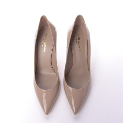 Saint Laurent Patent Anja 85 Pumps 38 Nude 5 of 11