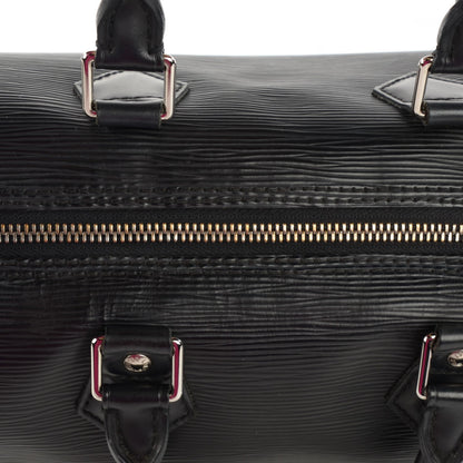 Louis Vuitton Epi Speedy 25 Black 8 of 9