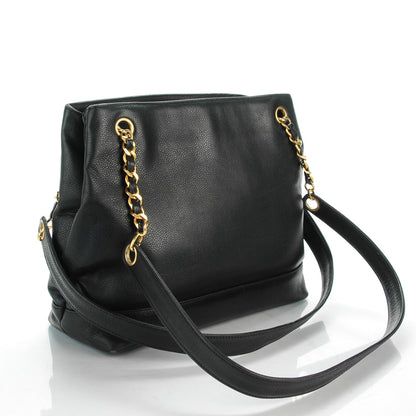 Chanel Caviar CC Shoulder Bag Black 3 of 7