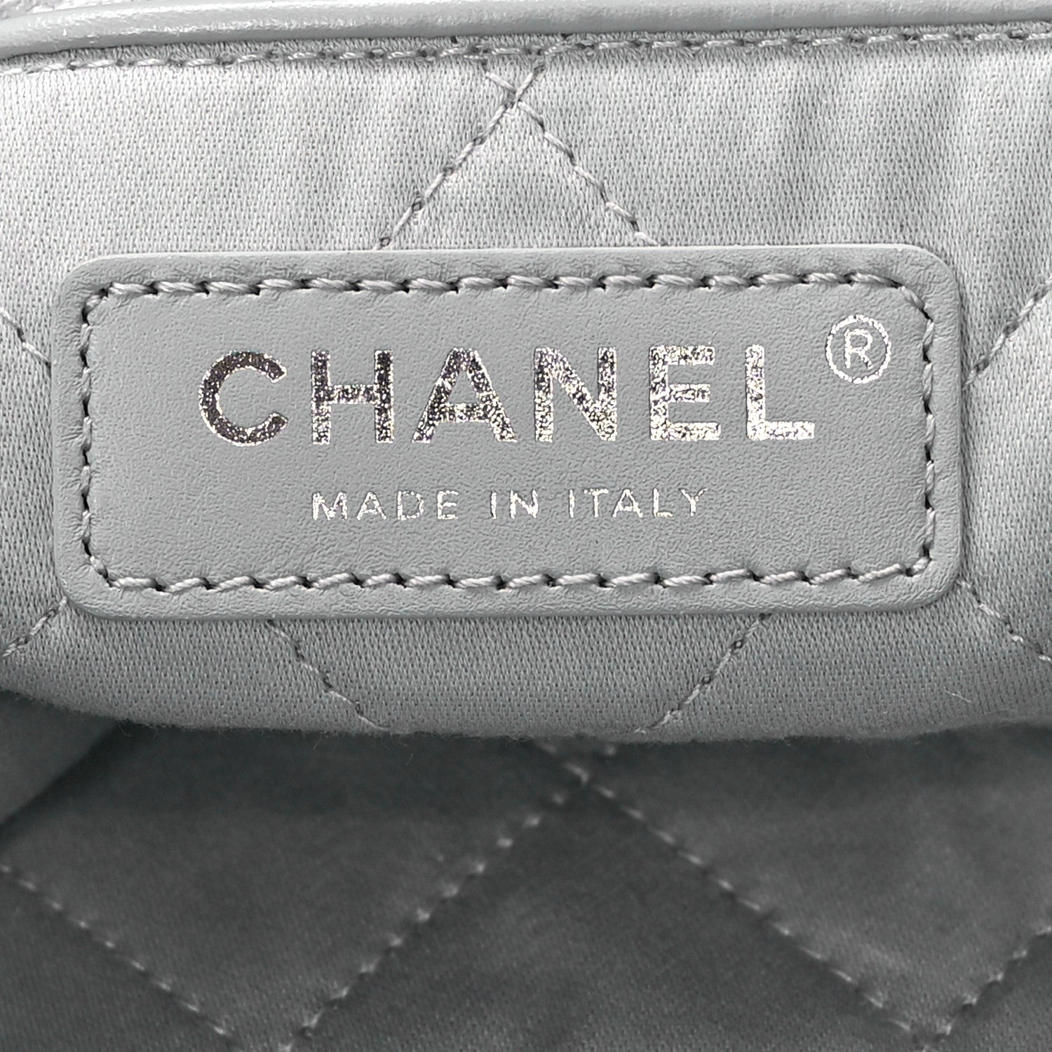 Chanel Metallic Calfskin Quilted Small Chanel 22 Silver 7 of 13