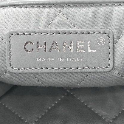 Chanel Metallic Calfskin Quilted Small Chanel 22 Silver 7 of 13