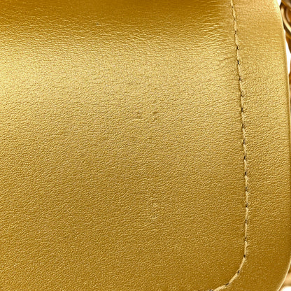 Chanel Metallic Calfskin Crocodile Embossed Cocodile Medium Double Flap Gold 11 of 12
