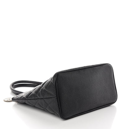 Chanel Caviar Quilted Medallion Tote Black 3 of 9
