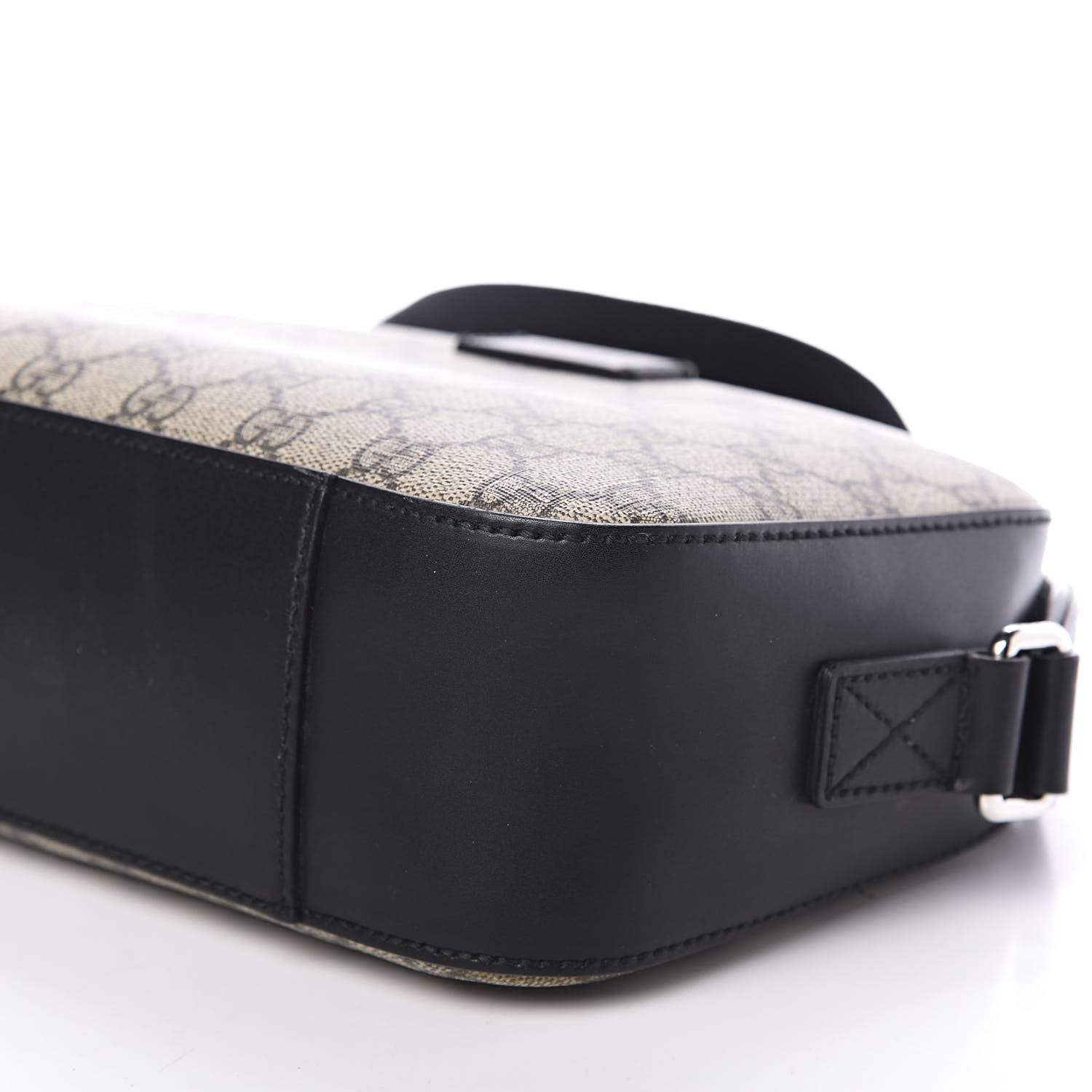 Gucci GG Supreme Monogram Camera Bag Beige Black 7 of 11