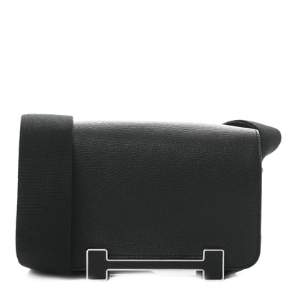 Hermes Chevre Mysore Geta Black 1 of 9