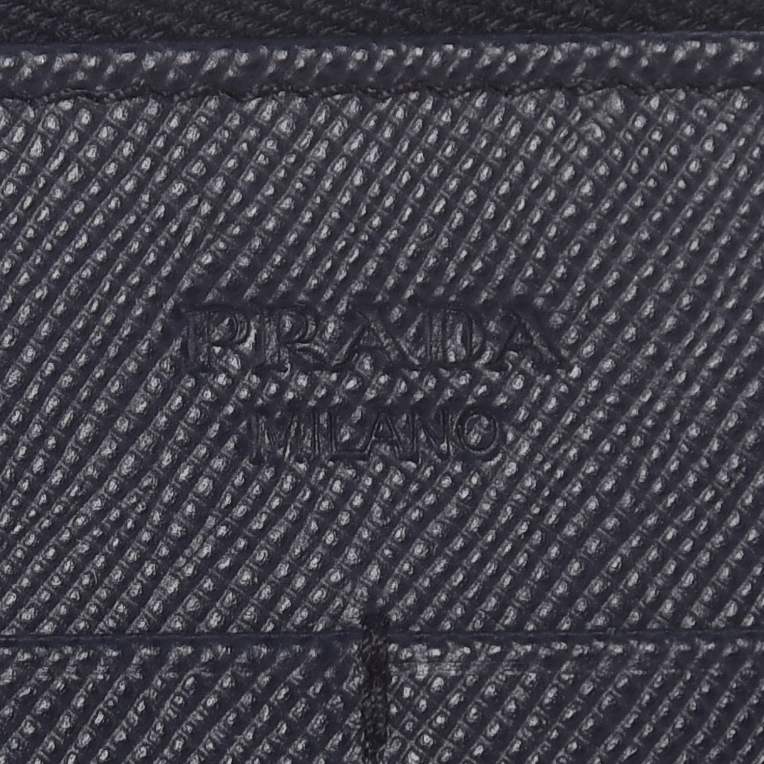 Prada Saffiano Continental Flap Wallet Baltico 7 of 8