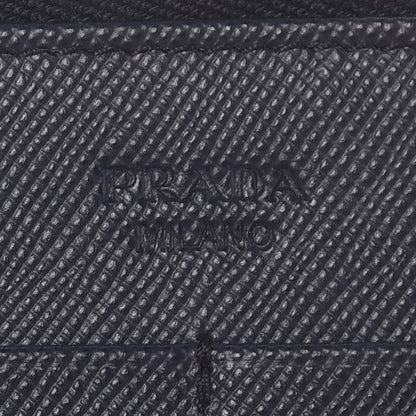 Prada Saffiano Continental Flap Wallet Baltico 7 of 8