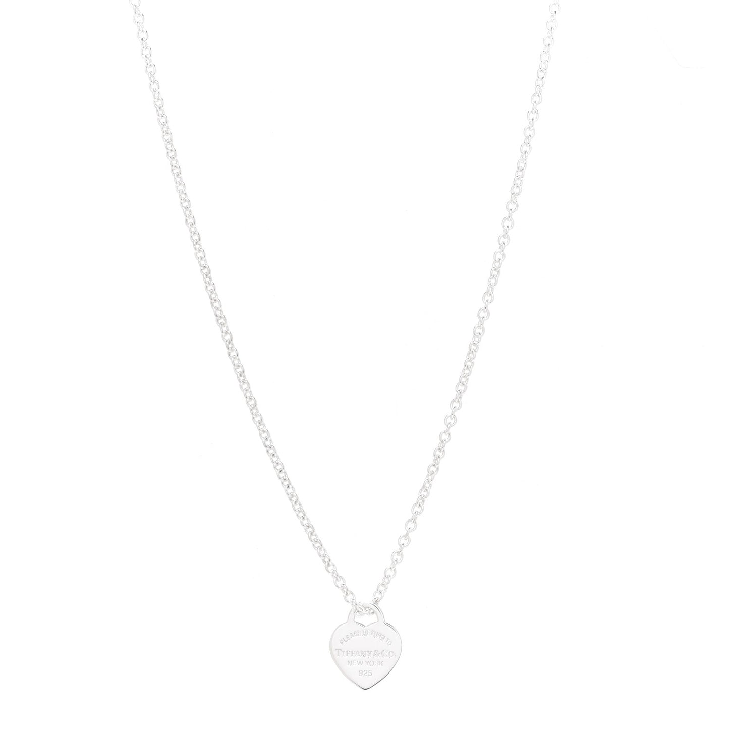 Sterling Silver Small Return to Tiffany Heart Pendant Necklace