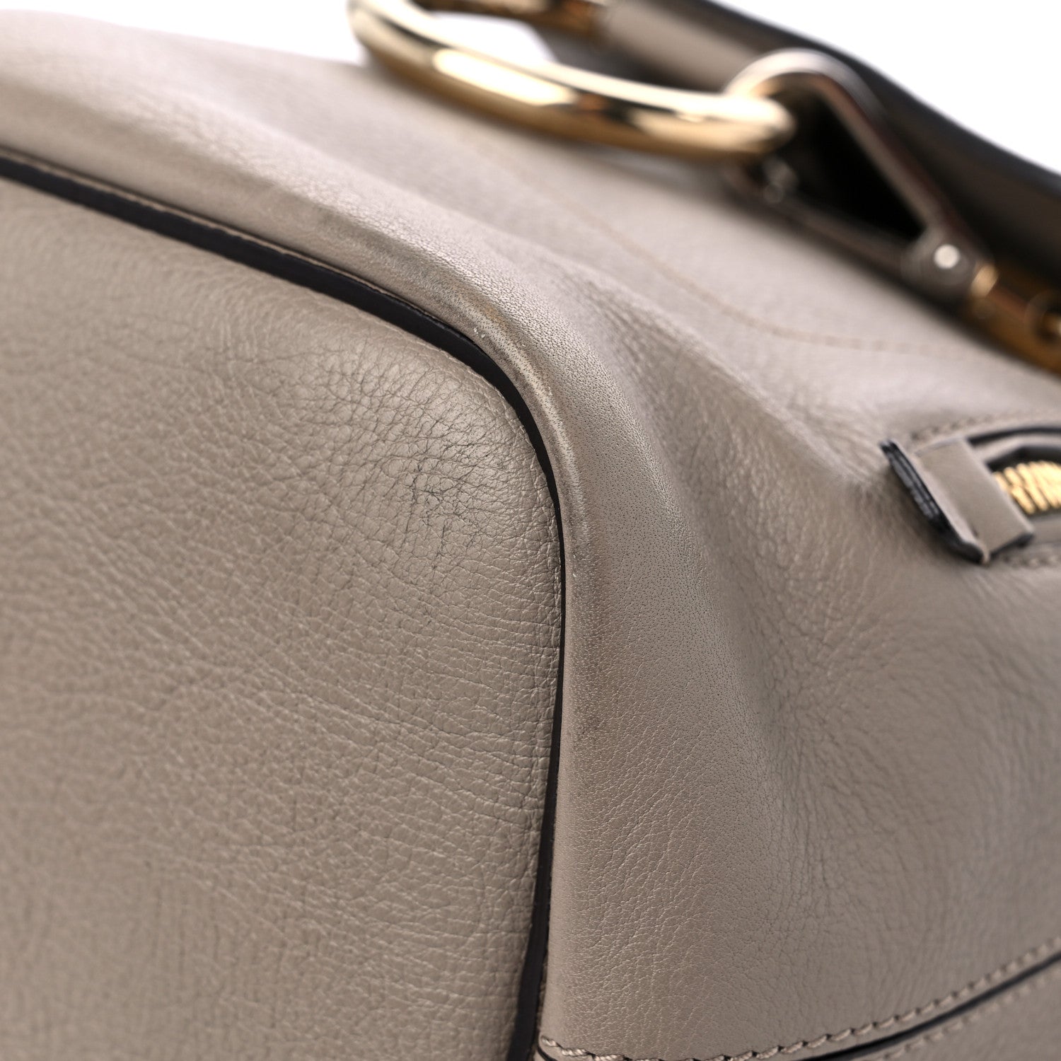 Chloe Suede Calfskin Small Faye Backpack Motty Grey 8 of 16