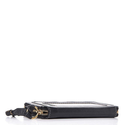 Chloe Grained Calfskin Marcie Long Zip Around Wallet Black 4 of 10