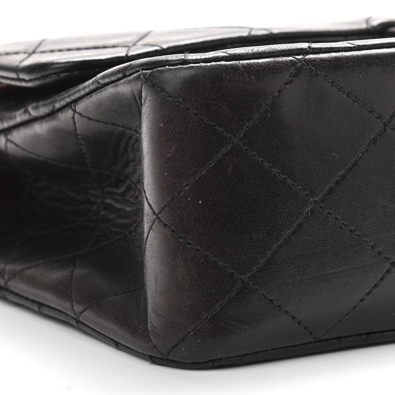 Chanel Lambskin Quilted Medium Double Flap Black 9 of 12