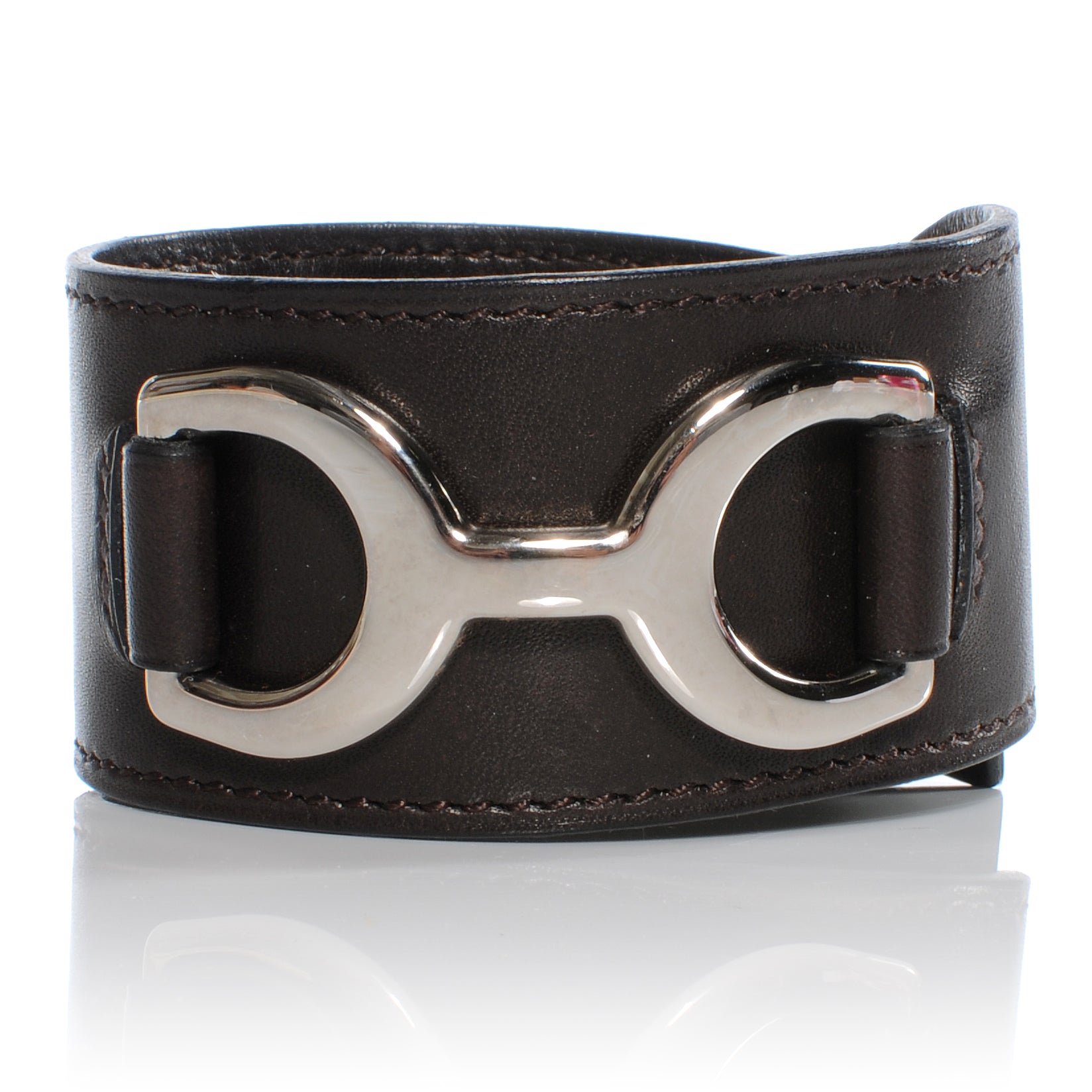 Hermes Swift Pavane Cuff Chocolate 1 of 6
