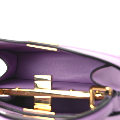 Fendi Shiny Nappa Petite Peekaboo I SEE U Satchel Violetta 5 of 11
