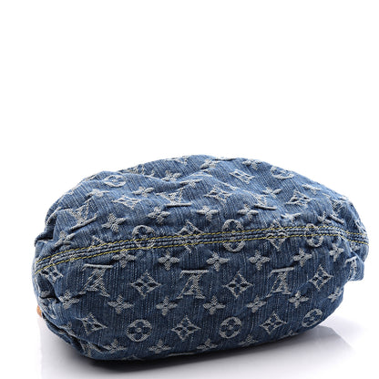 Louis Vuitton Monogram Denim Pleaty Blue 3 of 9