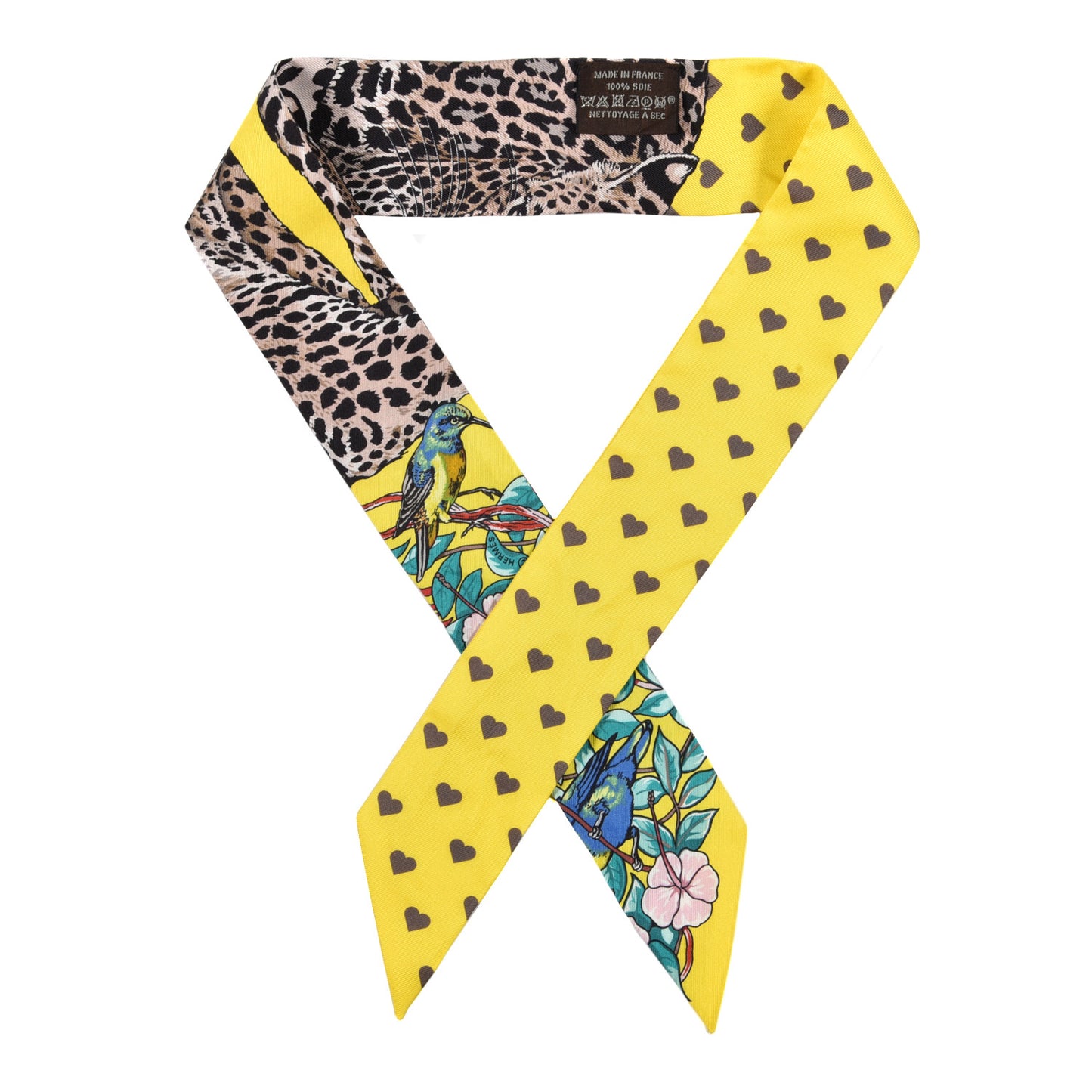 Silk Jungle Love Love Twilly Jaune Vif Canard