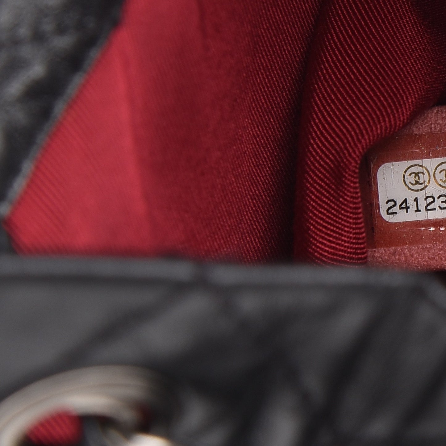 Aged Calfskin Quilted Gabrielle Backpack Black