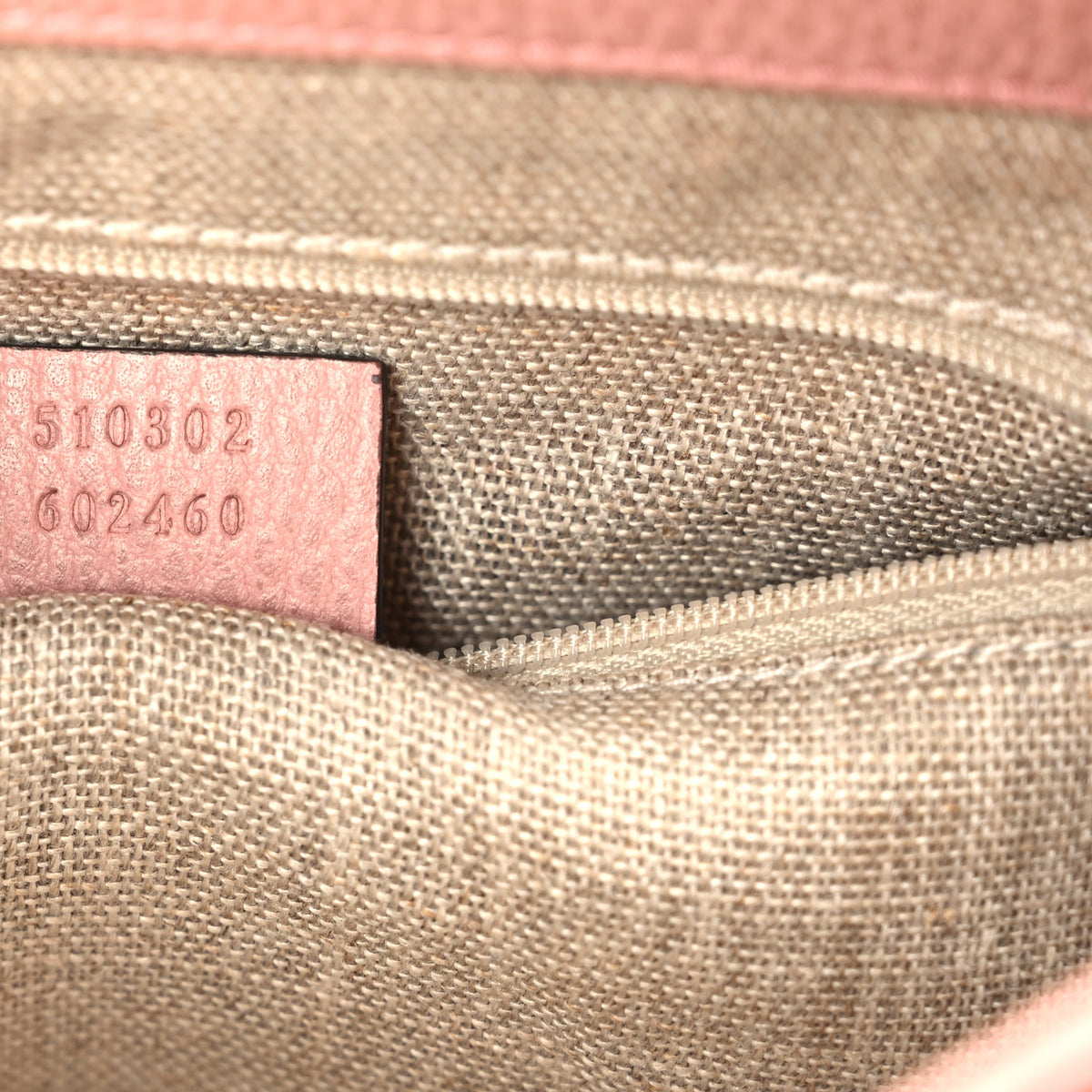 Gucci Dollar Calfskin Interlocking G Top Handle Shoulder Bag Soft Pink 6 of 9