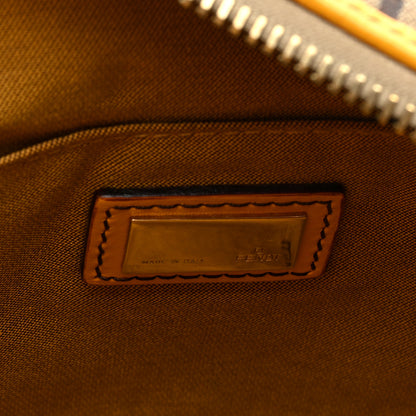Fendi Zucchino Cuoio Chef Pocket Shoulder Bag Yellow 6 of 9