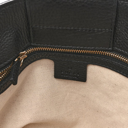 Gucci Pebbled Calfskin Old Libeccio Miss GG Tote Black 6 of 10