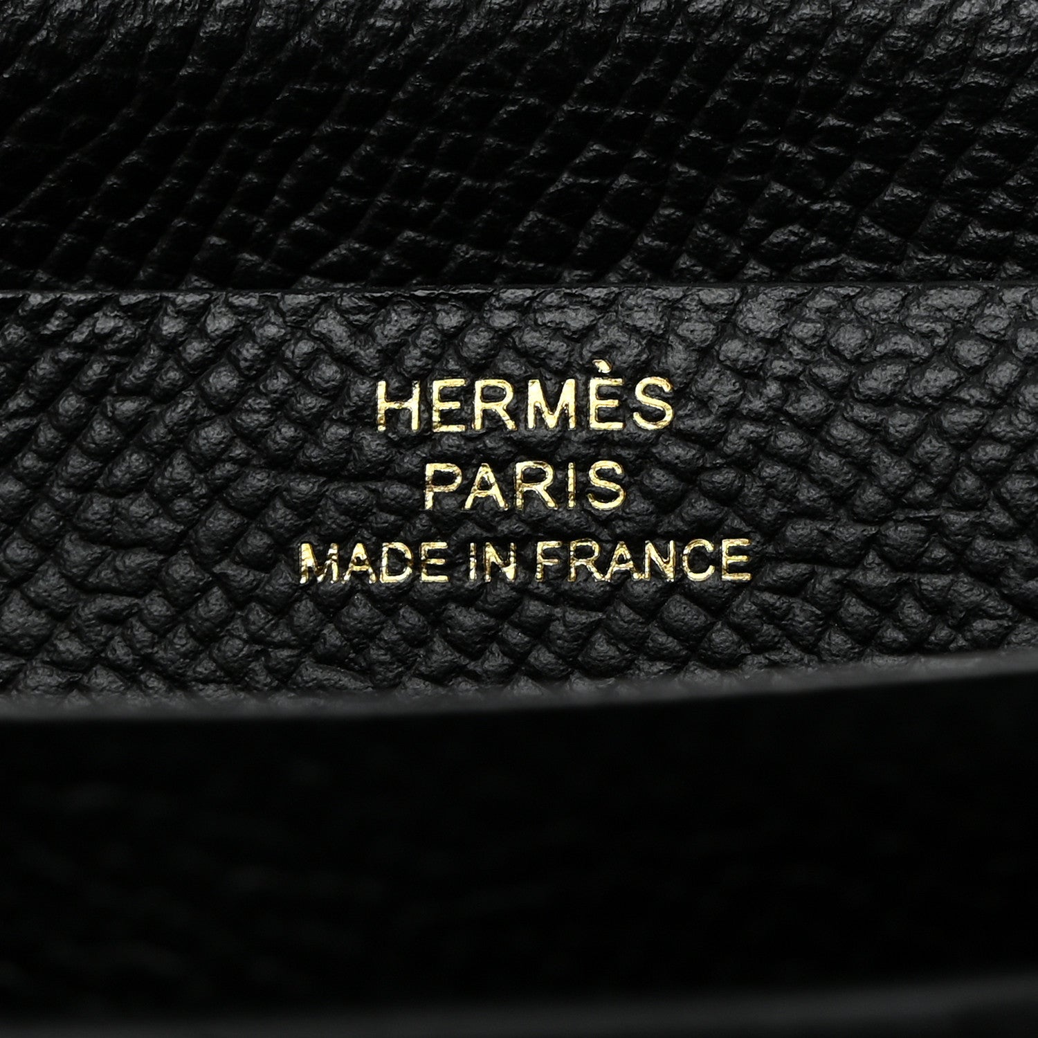 Hermes Epsom Bearn Gusset Wallet Black 6 of 8