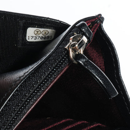 Chanel Lambskin Quilted Wallet On Chain WOC Black 8 of 9