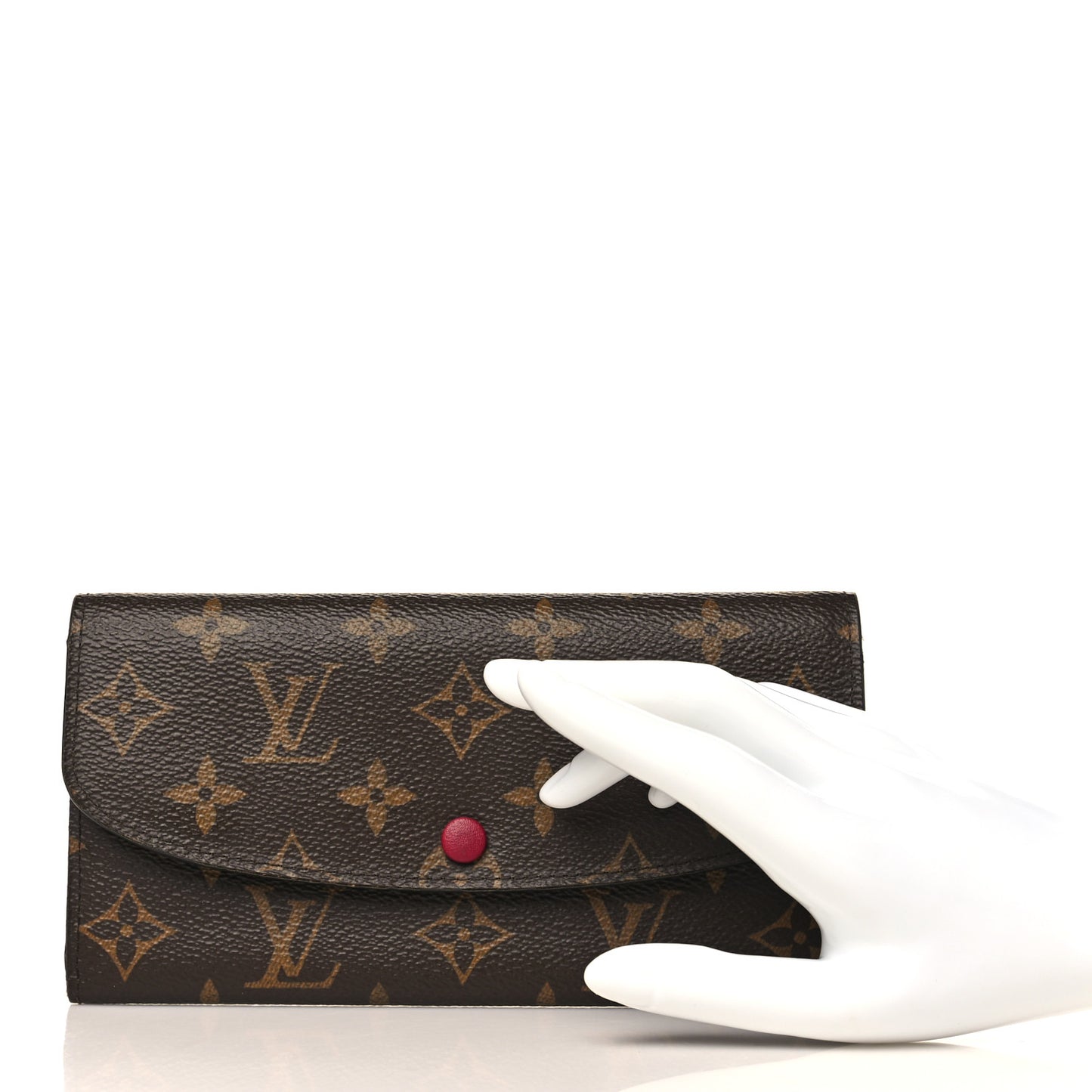 Monogram Emilie Wallet Fuchsia