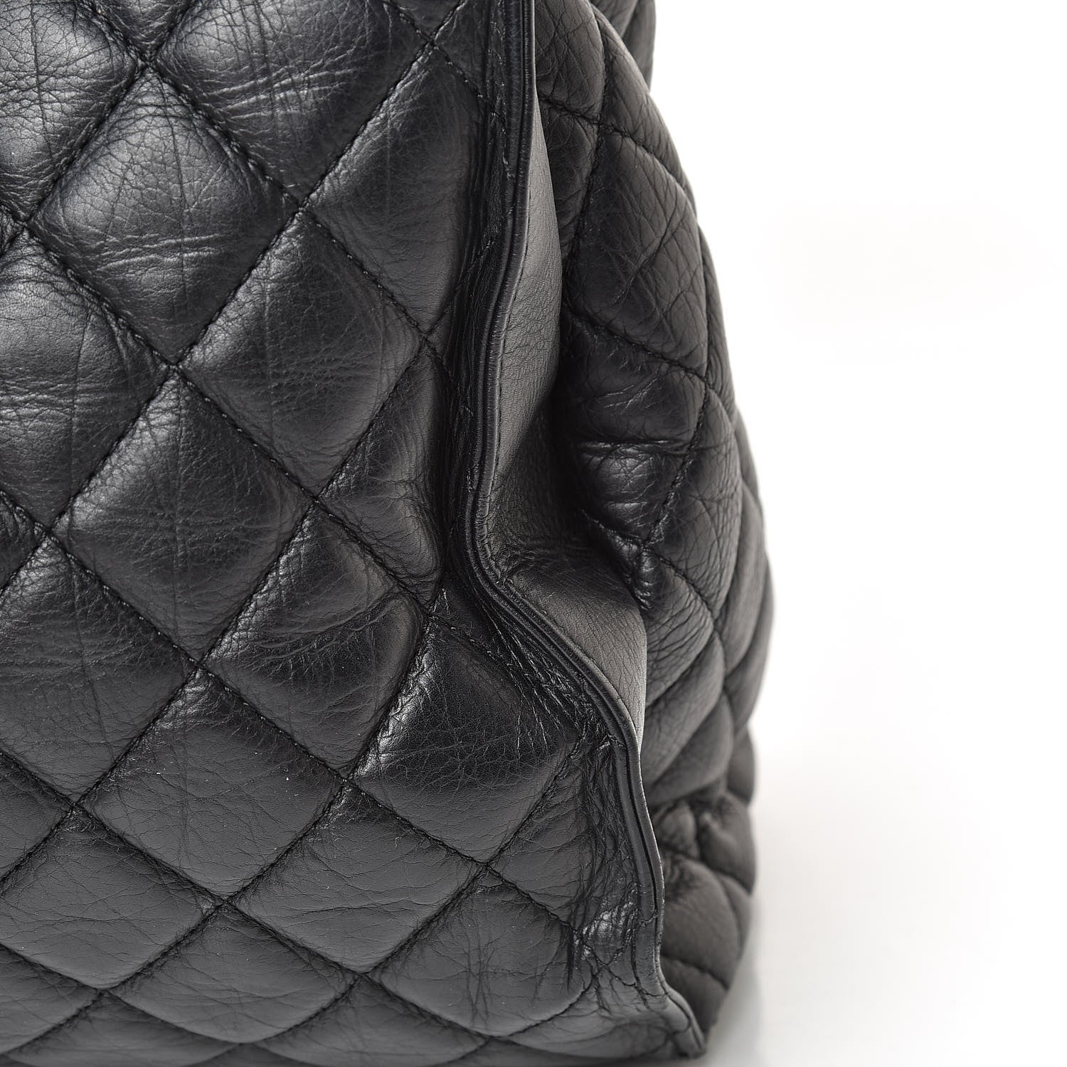 Chanel Calfskin Quilted Large Chic and Soft Shopping Tote Black 11 of 13