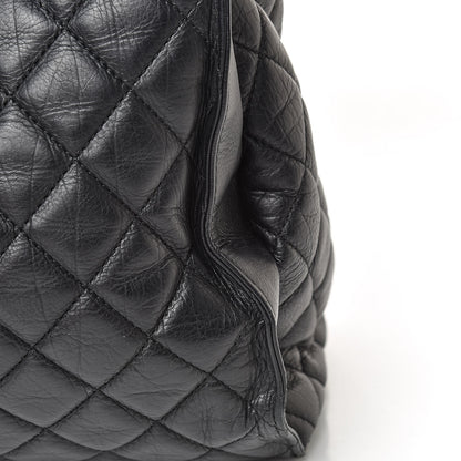 Chanel Calfskin Quilted Large Chic and Soft Shopping Tote Black 11 of 13