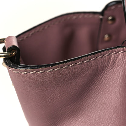 Valentino Garavani Vitello Small Rockstud Tote Lipstick 8 of 11