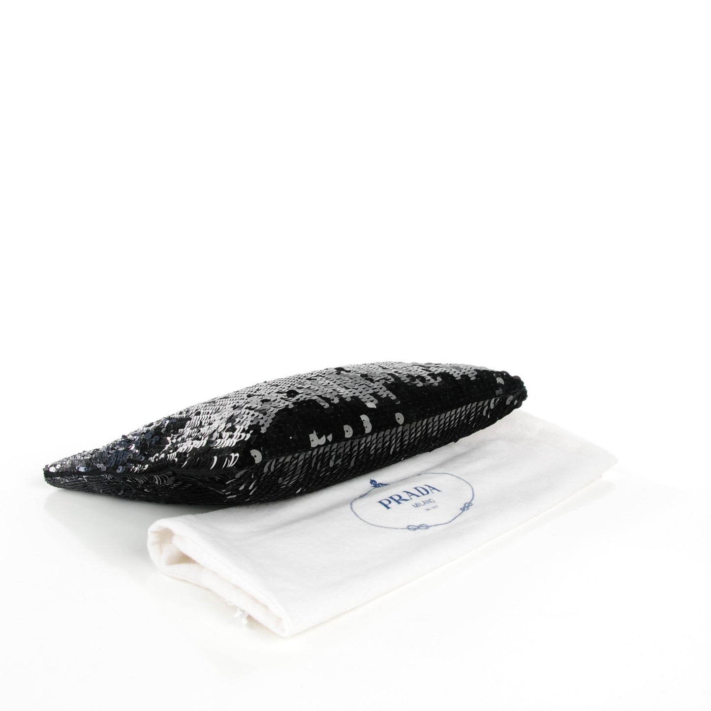 Sequin Ombre Pochette Clutch Acciaio