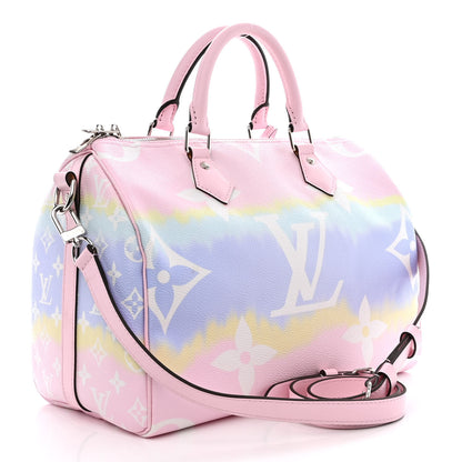 Louis Vuitton Monogram Escale Speedy Bandouliere 30 Pastel 3 of 11