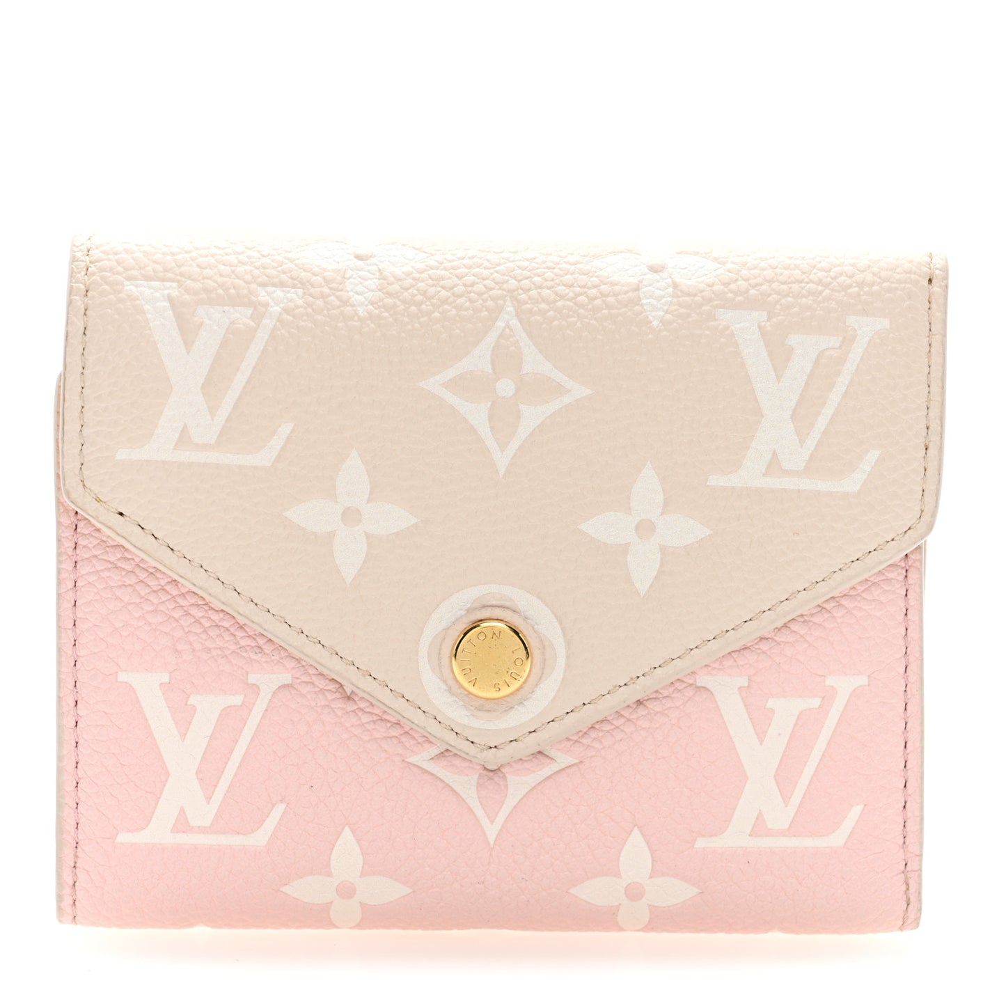 Empreinte Monogram Spring In The City Victorine Wallet Pink Beige Yellow