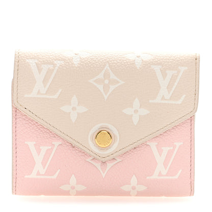 Louis Vuitton Empreinte Monogram Spring In The City Victorine Wallet Pink Beige Yellow 1 of 6