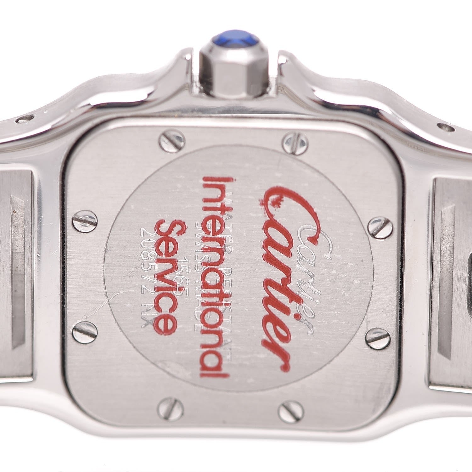 Cartier Stainless Steel 24mm Santos de Galbee Quartz Watch 7 of 10