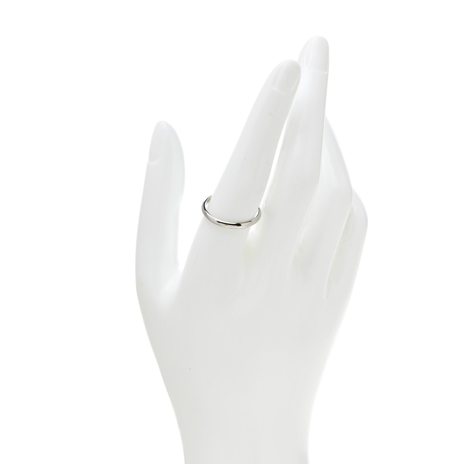 Cartier Platinum 2mm 1895 Wedding Band Ring 59 8.75 2 of 5