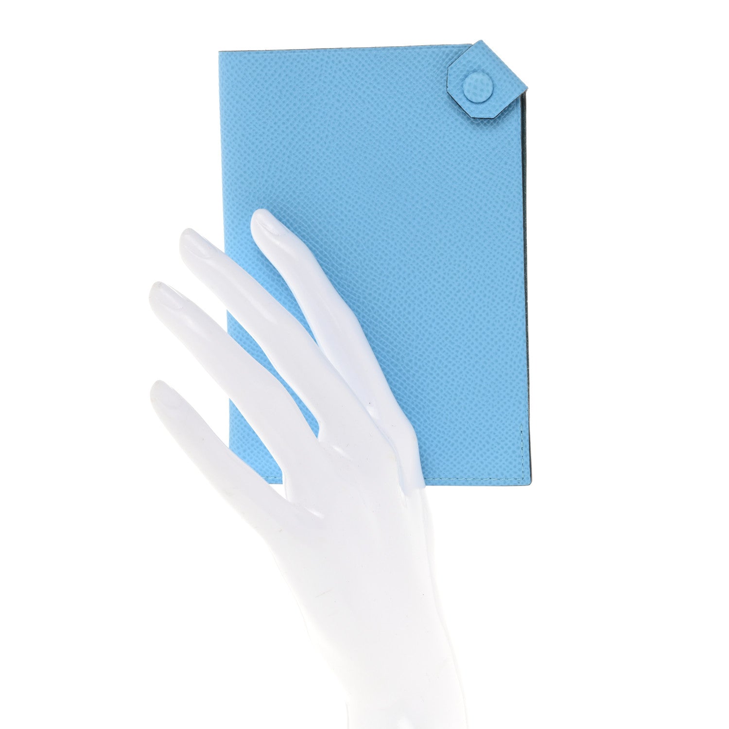Hermes Epsom Tarmac PM Passport Holder Celeste 2 of 8