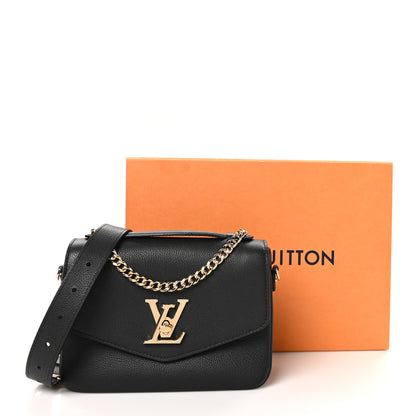 Louis Vuitton Grained Calfskin Lockme Oxford Black 11 of 11