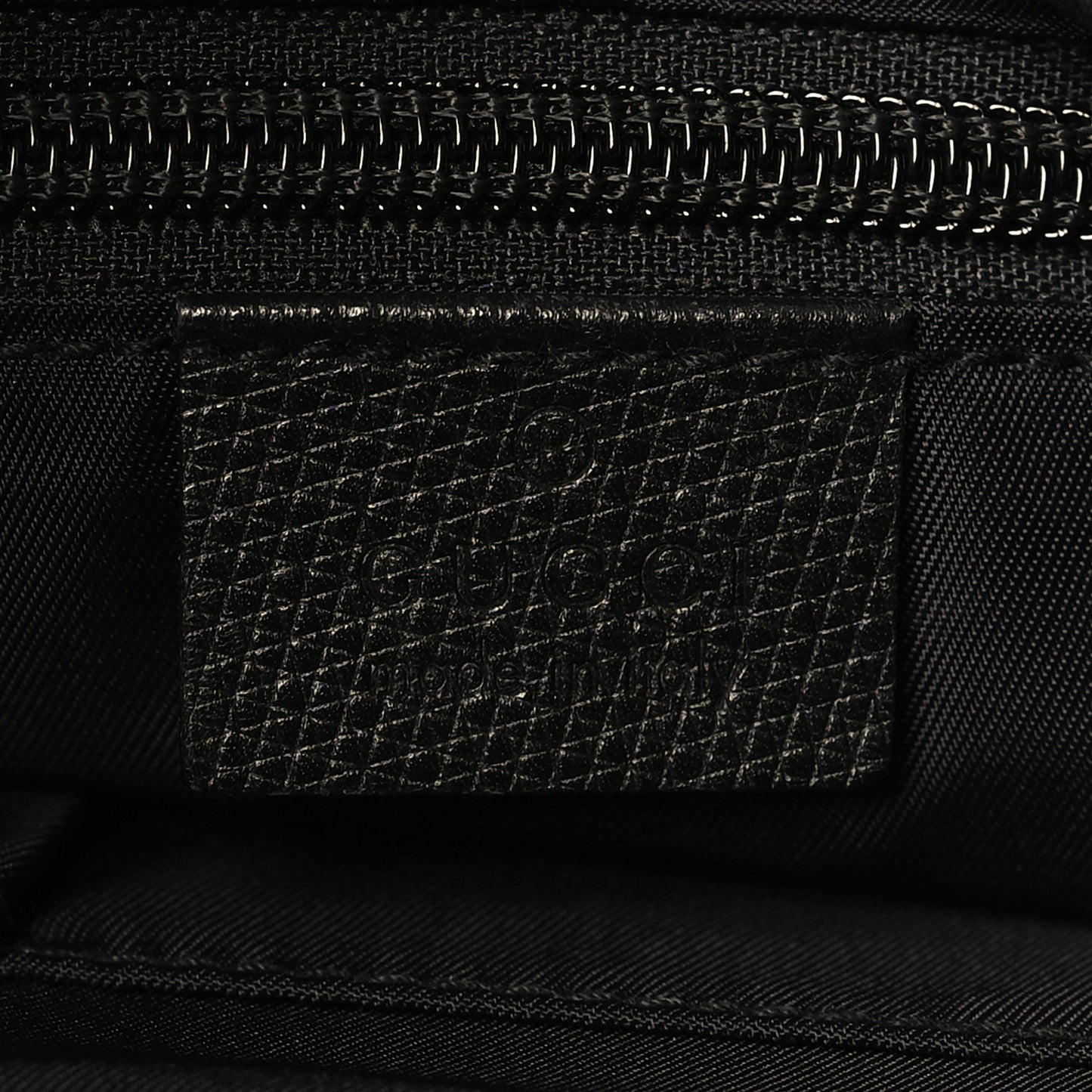 Nylon Flap Messenger Bag Black
