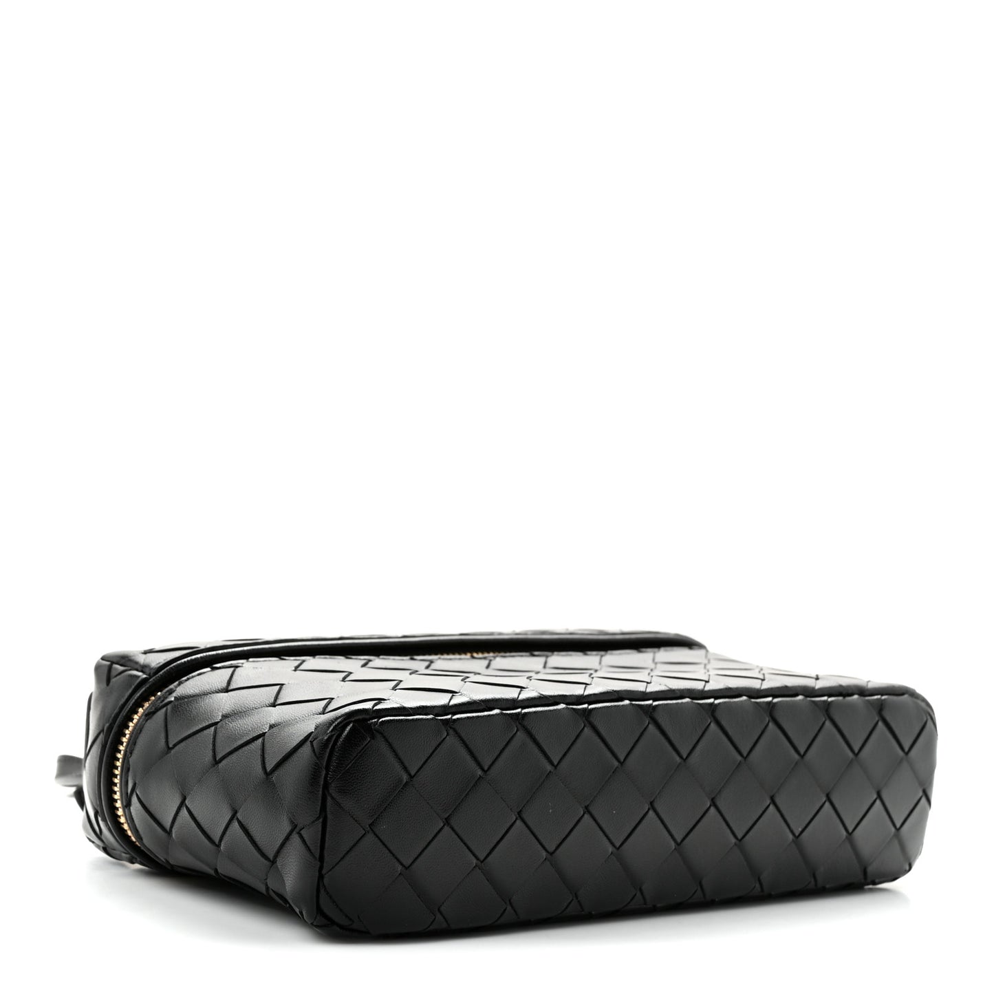Calfskin Intrecciato Bang Bang Vanity Case Black