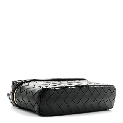 Bottega Veneta Calfskin Intrecciato Bang Bang Vanity Case Black 4 of 11