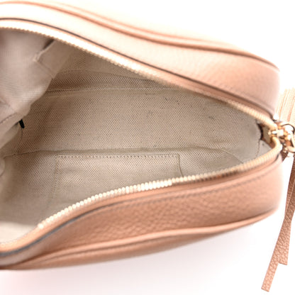 Gucci Pebbled Calfskin Small Soho Disco Bag Camelia 5 of 12