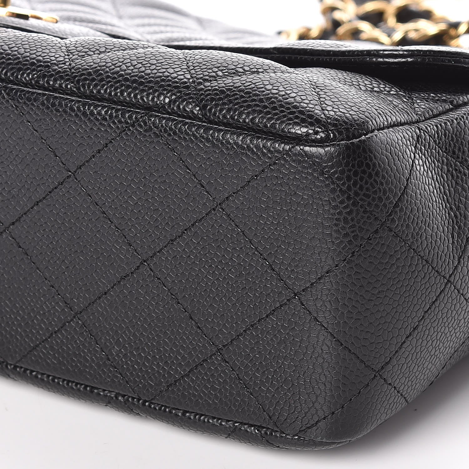 Chanel Caviar Quilted Jumbo Single Flap Black 6 of 10