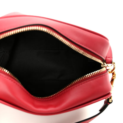 Fendi Vitello Century FF 1974 Embossed Mini Camera Case Fragola 5 of 10