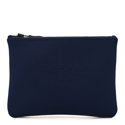Hermes Neoprene Small Neobain Case Marine 1 of 9
