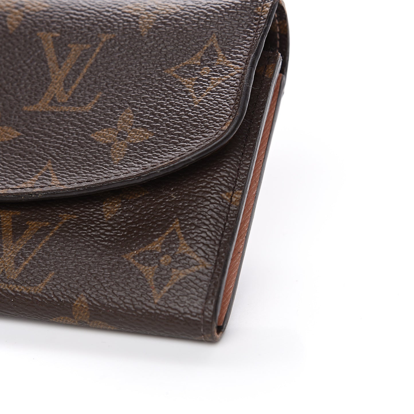 Monogram Emilie Wallet Rose Ballerine