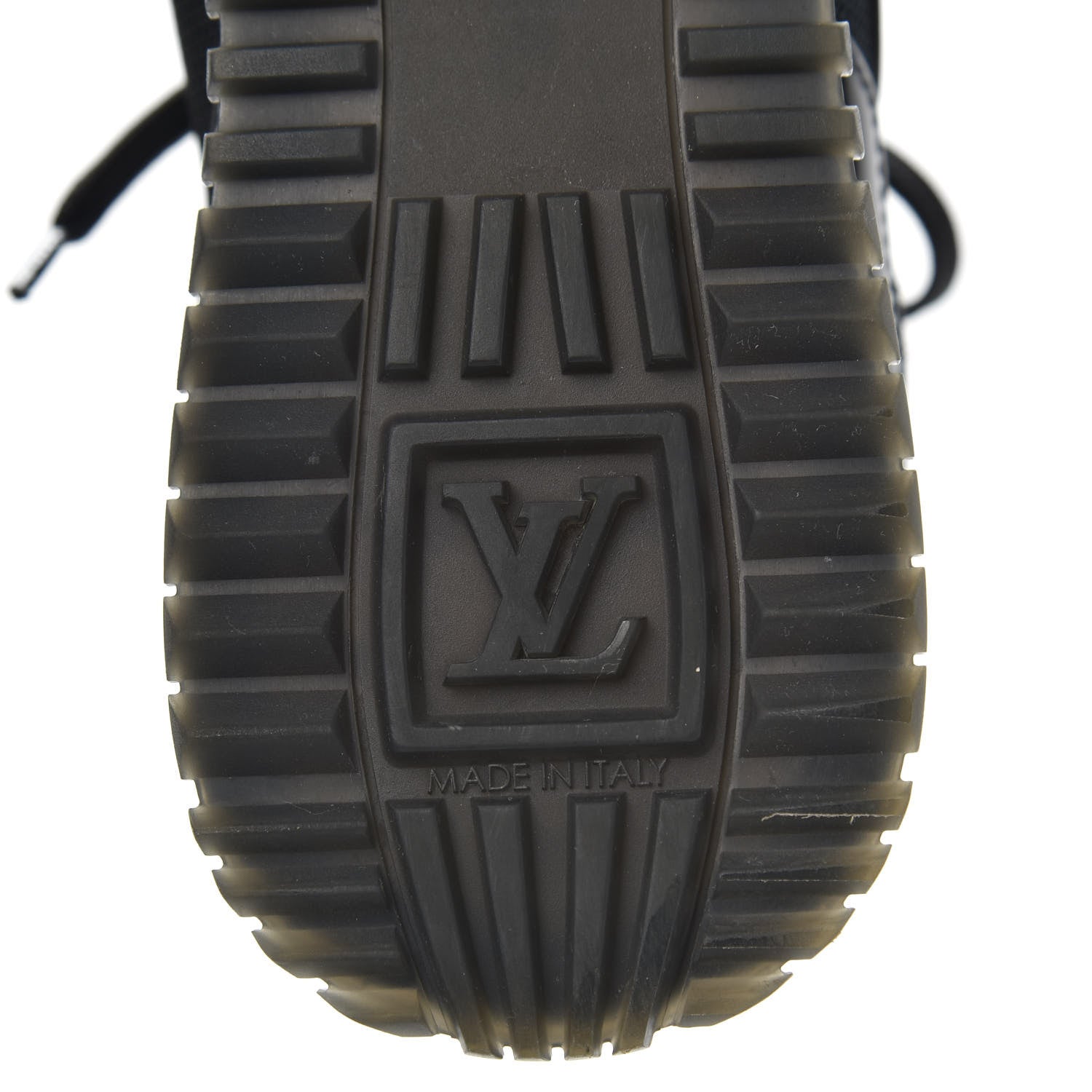 Louis Vuitton Suede Monogram Run Away Sneakers 35.5 Black 7 of 8