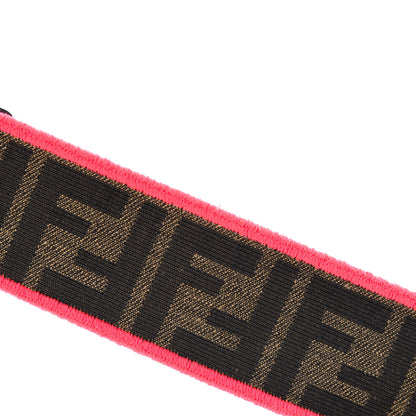 Fendi Fabric Jacquard FF 1974 Cell Pocket Strap You Tobacco Moro Pink 5 of 8