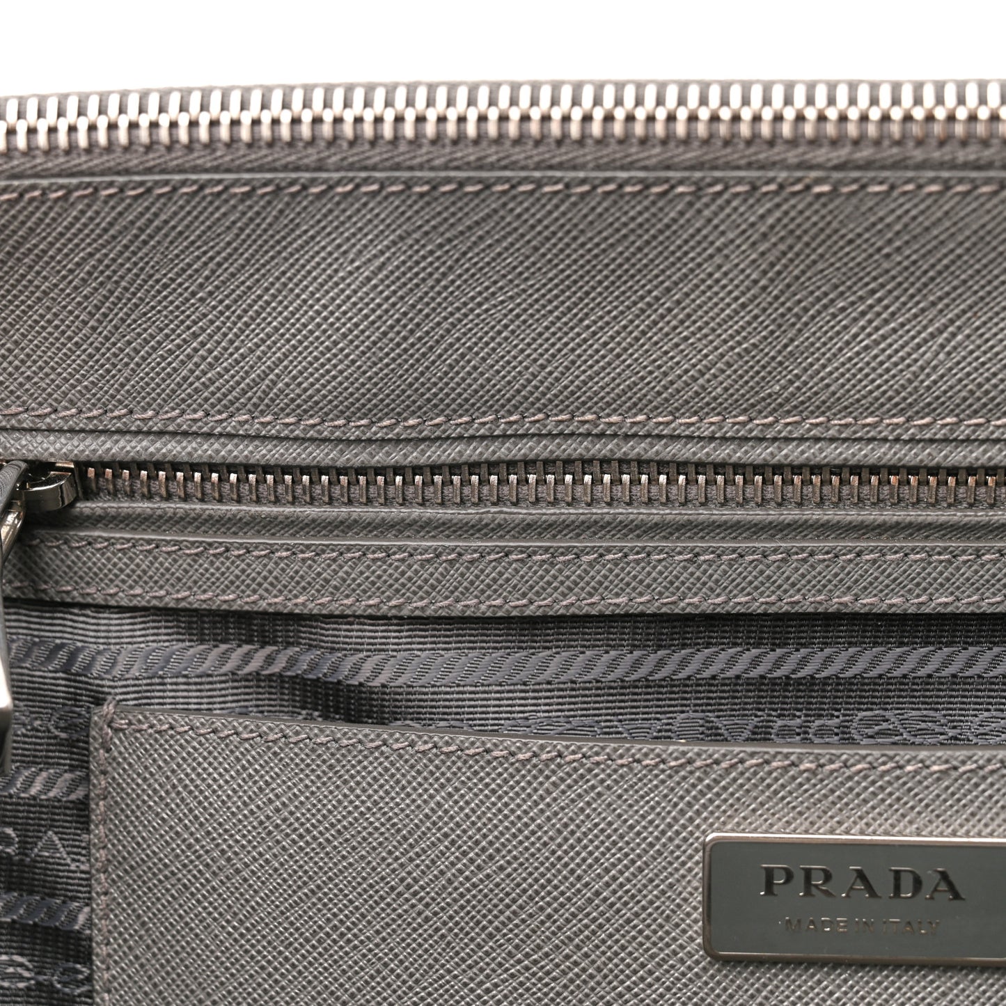 Saffiano Large Galleria Double Zip Tote Marmo
