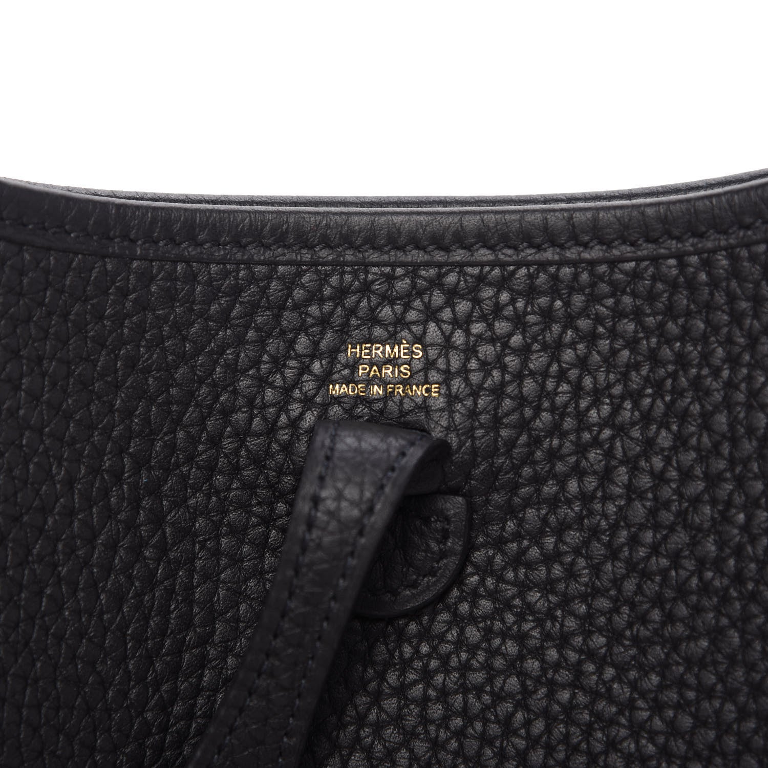 Hermes Taurillon Clemence Evelyne TPM Black 8 of 9