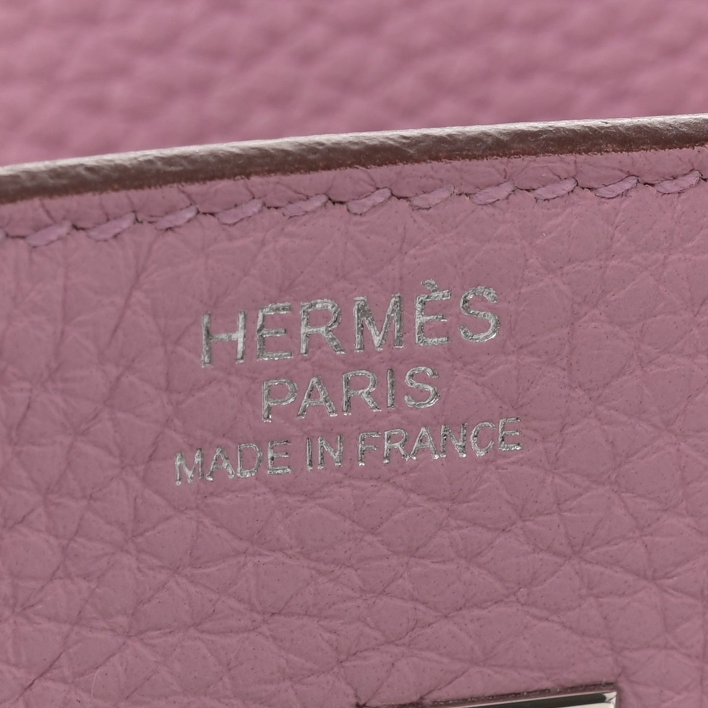 Taurillon Clemence Birkin 30 Mauve Sylvestre